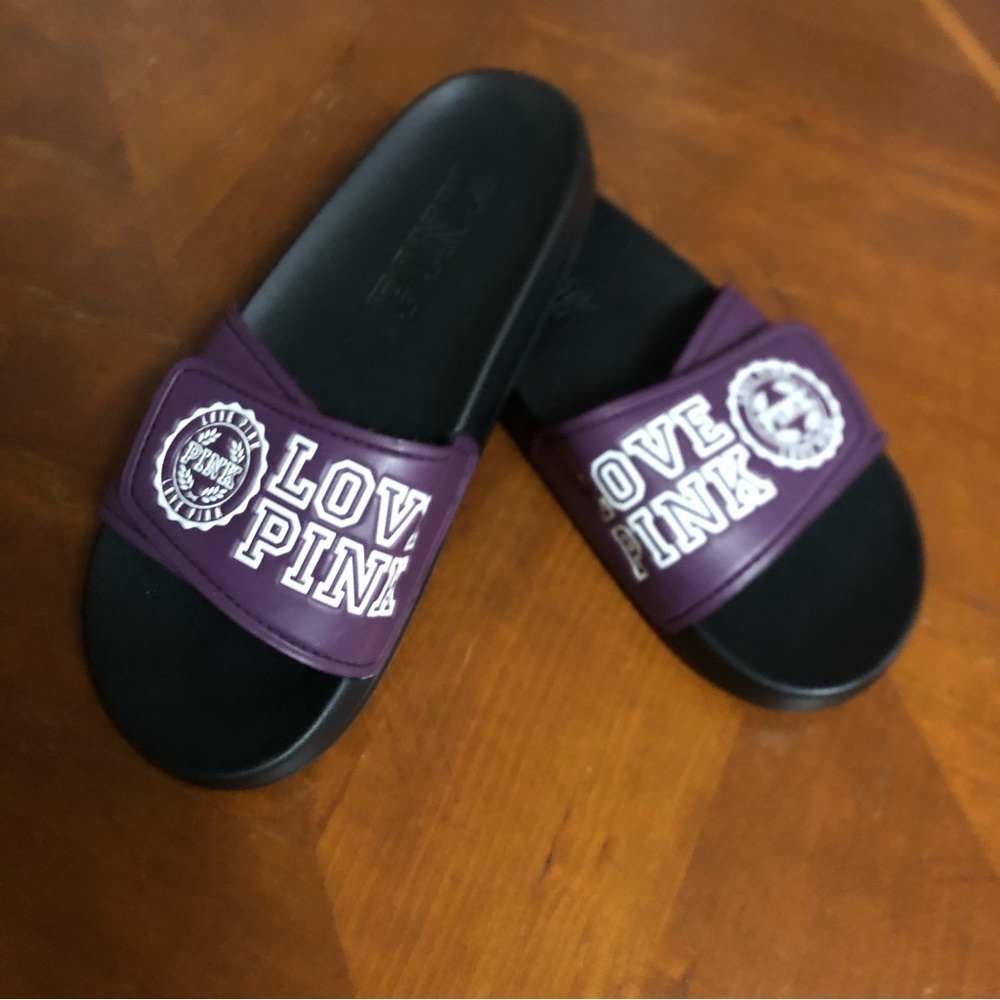 VICTORIA’S Secret PINK Sandals Size 7 Purple